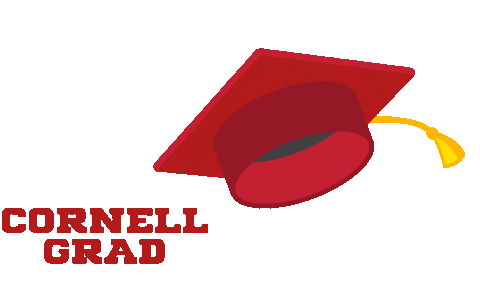 Big Red Sticker by Cornell University