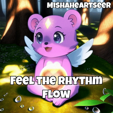 Peace Glowing GIF by MishaHeartseer