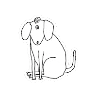 Dog Love Sticker by YAHYA STUDIO