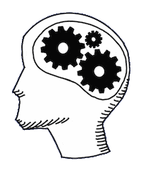 Francescoiv robot thinking head ciao Sticker