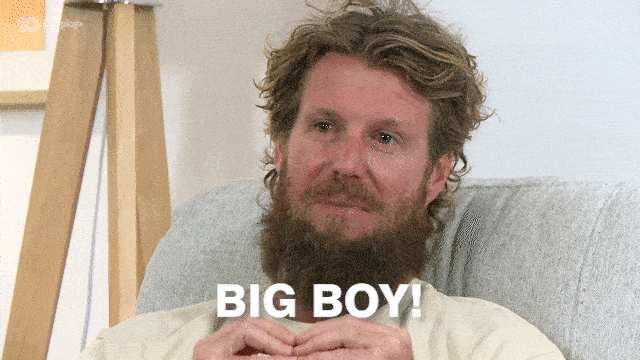 Big Boy Watching Tv GIF by Gogglebox Australia