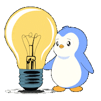 Think I Got It Sticker by Pudgy Penguins