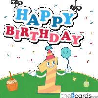 theecards happy birthday happy bday happy birthday to you hbday Sticker