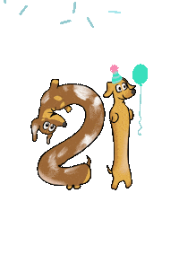 Celebrate Happy Birthday Sticker