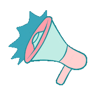 Megaphone Sots Sticker by Sam