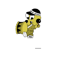 Happy Chien Sticker by Tambour Battant