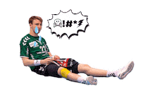 wackerthun sad angry handball tears Sticker