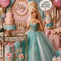 Happy Birthday Beautiful GIF by ARTSZCRAFTSZ