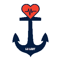 Lulebt lu ludwigshafen lulebt ankerstadt Sticker