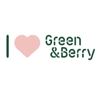 GreenandBerry green vegan healthy barcelona Sticker
