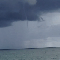Waterspout Spotted Off Florida's East Coast