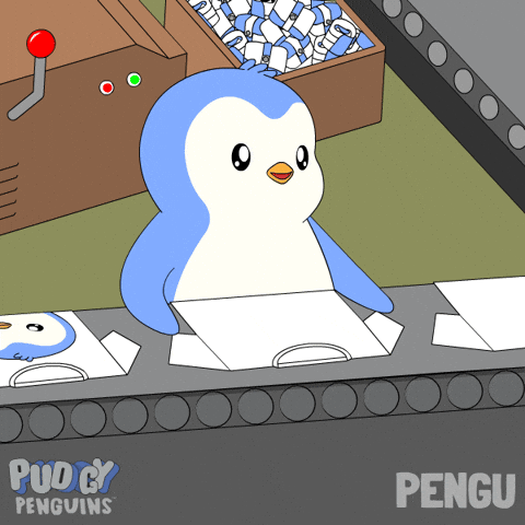 Fashion Face GIF by Pudgy Penguins