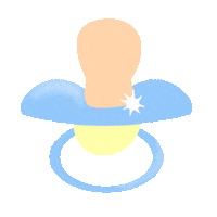 Baby Pacifier Sticker by imoji