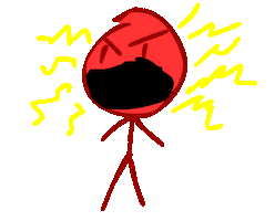 Angry Object Show Sticker