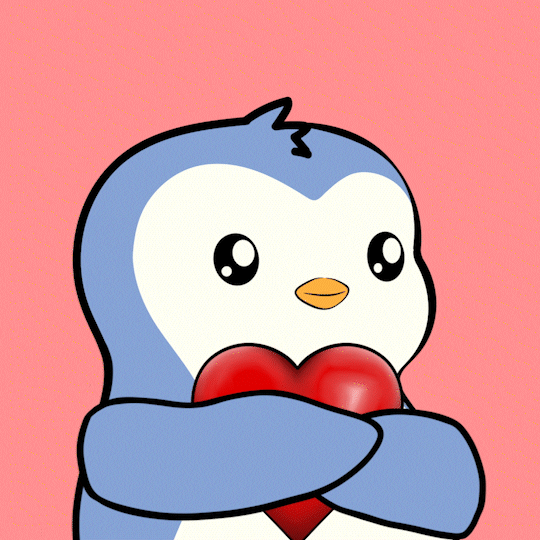 pudgypenguins giphyupload love i love you penguin GIF