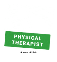 Physical Therapy Doctor Sticker by FIGS