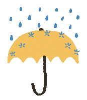 Raining Rainy Day Sticker