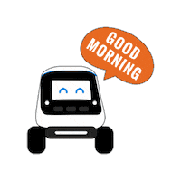 Good Morning Love Sticker by Kiwibot