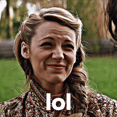 Cracking Up Lol GIF by Blake Lively Fan
