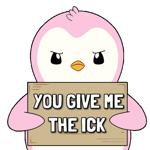 Mad Pink Sticker by Pudgy Penguins