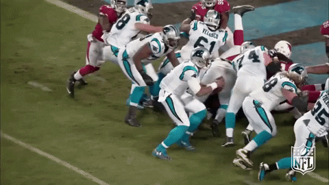 keep pounding carolina panthers GIF by NFL