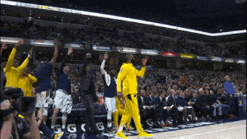 happy lets go GIF by NBA