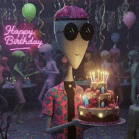 Happy Birthday Bday GIF by Lonely Aliens