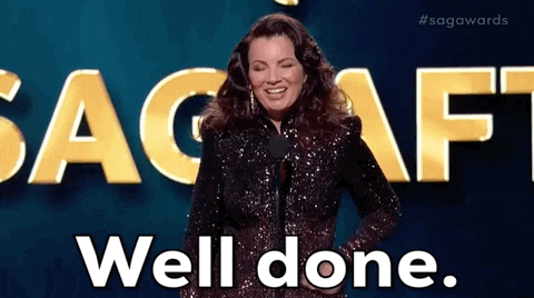 Well Done Good Job GIF by SAG Awards