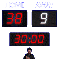 9 Away Sticker