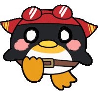 Penguin Walk Sticker