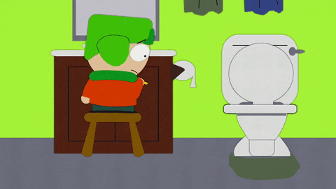 jumping kyle broflovski GIF by South Park 