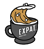 Coffee Time Sticker by Expat Roasters