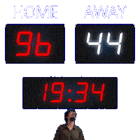 44 Away Sticker