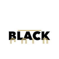 Black And Gold Sticker by JohnsonHSBand