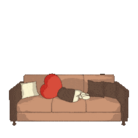 Tired Sleep Sticker by LT3 Creations