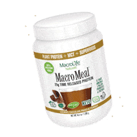 Vegan Chocolate Sticker by MacroLife Naturals