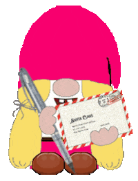 Dear Santa Christmas Sticker