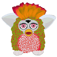 Lisa Frank 90S Sticker