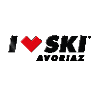Skiing Avoriaz Sticker by I LOVE SKI