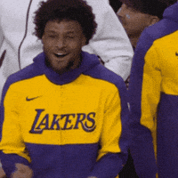 Happy Los Angeles Lakers GIF by NBA