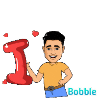 I Love You Crush Sticker by Bobble