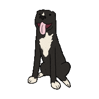 kirstenragle art dog illustration dogs Sticker
