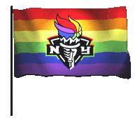 NYLiberty pride pride flag new york liberty ny liberty Sticker