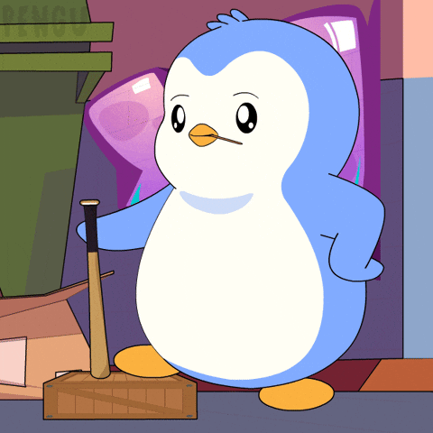 Angry Stay Away GIF by Pudgy Penguins