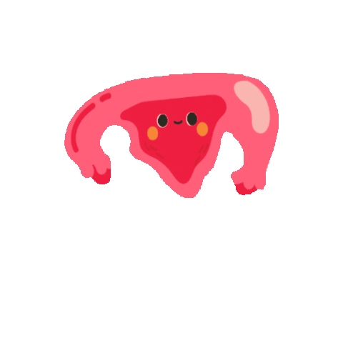 Bounce Uterus Sticker by GladRags for iOS & Android | GIPHY