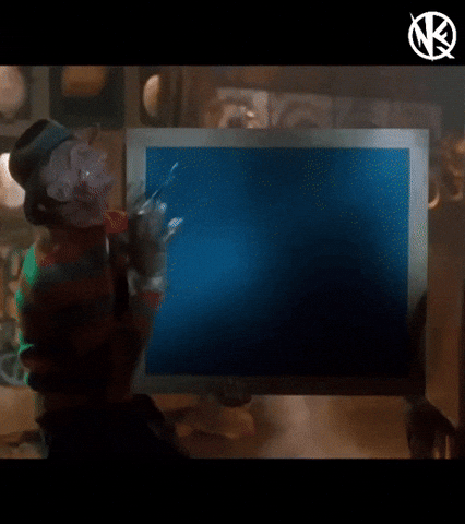 NFQ giphyupload horror freddy blackboard GIF