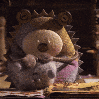 tweedyandfluff love cute animation relax GIF