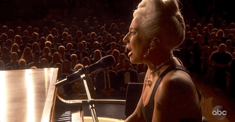 lady gaga oscars 2019 GIF by The Academy Awards