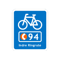 Supercykelstierne supercykelstier supercykelsti cyclesuperhighways indre ringrute Sticker