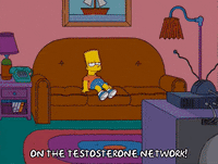 bored bart simpson GIF